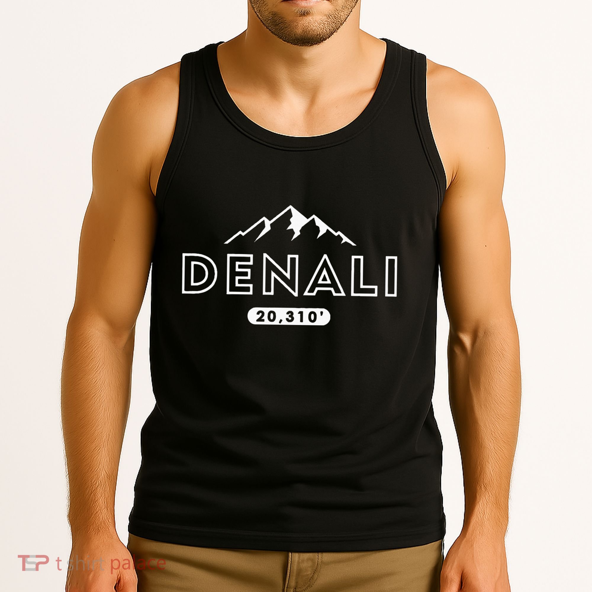 Denali Mountain Peak Elevation Alaska National Park Tank Top