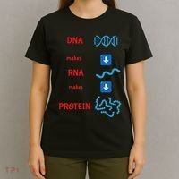 Dna Makes Rna Makes Protein Molecular Cell Biology T-Shirt thumb 4
