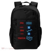 Dna Makes Rna Makes Protein Molecular Cell Biology Backpack thumb 0