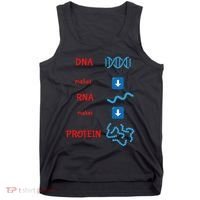 Dna Makes Rna Makes Protein Molecular Cell Biology Tank Top thumb 0