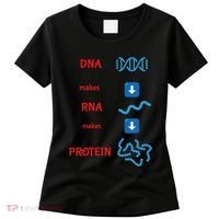 Dna Makes Rna Makes Protein Molecular Cell Biology Women's T-Shirt thumb 0