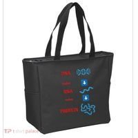 Dna Makes Rna Makes Protein Molecular Cell Biology Tote Bag thumb 2