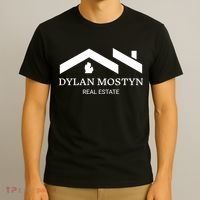 Dylan Mostyn Real Estate Black & White Logo T-Shirt thumb 3