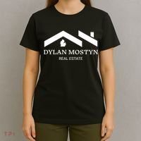Dylan Mostyn Real Estate Black & White Logo T-Shirt thumb 4