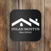 Dylan Mostyn Real Estate Black & White Logo Coaster thumb 0
