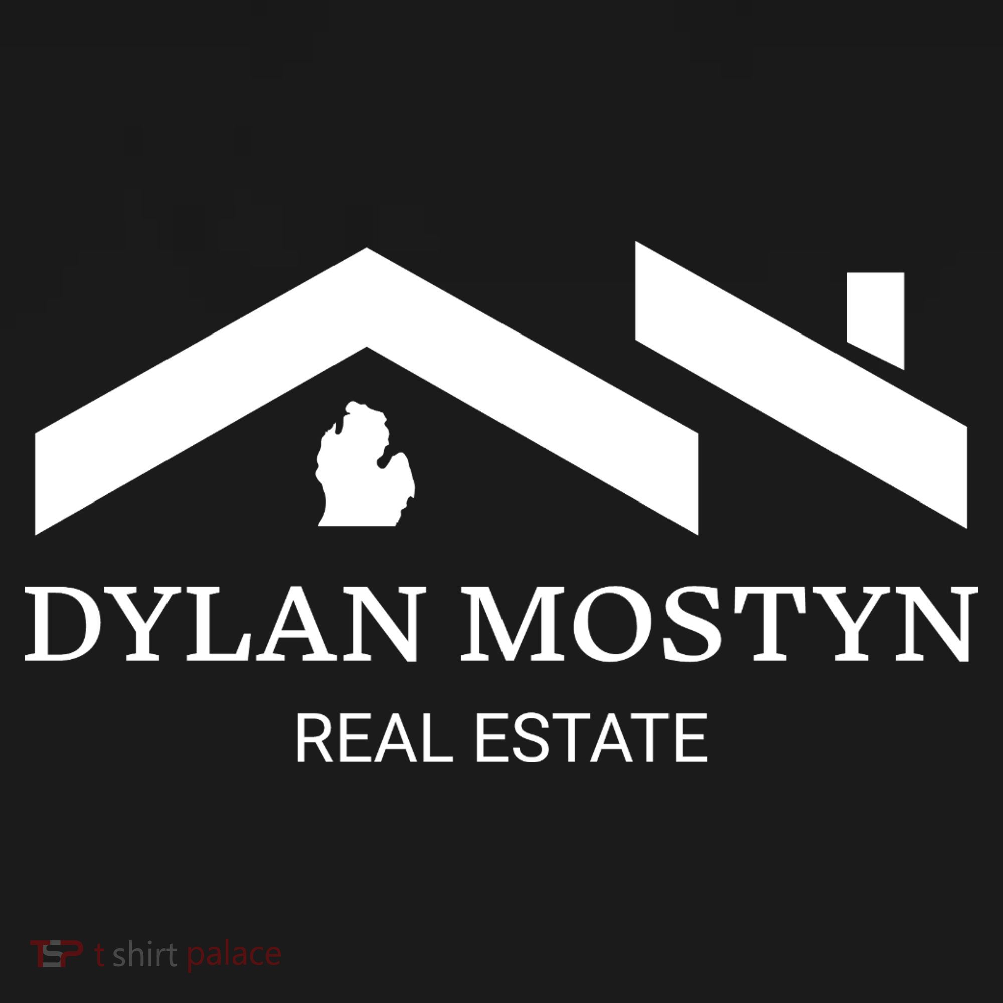 Dylan Mostyn Real Estate Black & White Logo Polo