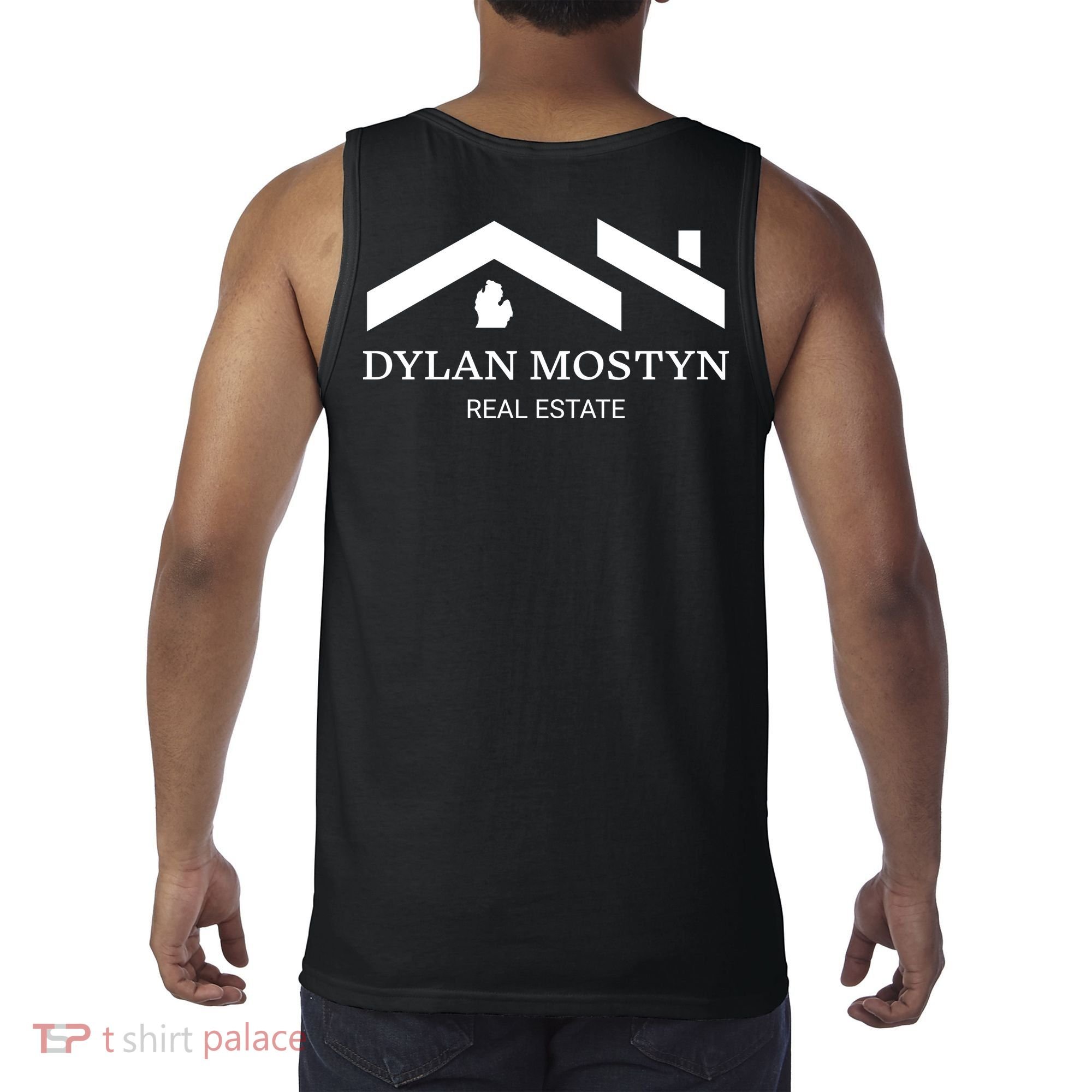 Dylan Mostyn Real Estate Black & White Logo Tank Top