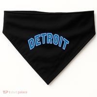 Detroit Michigan Retro USA-Made Doggie Bandana thumb 0