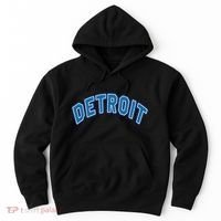 Detroit Michigan Retro Hoodie thumb 0