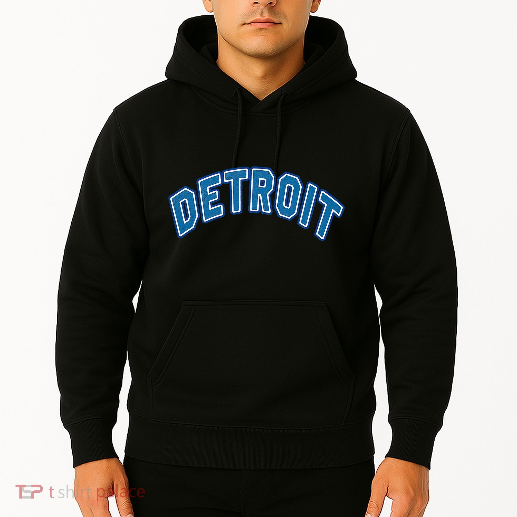 Detroit Michigan Retro Hoodie