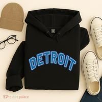 Detroit Michigan Retro Hoodie thumb 4