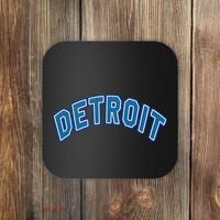 Detroit Michigan Retro Coaster thumb 0