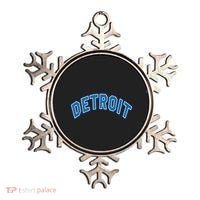 Detroit Michigan Retro Ornament thumb 0