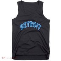 Detroit Michigan Retro Tank Top thumb 0