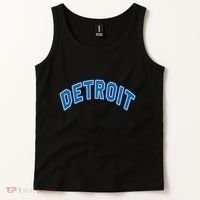 Detroit Michigan Retro Tank Top thumb 2