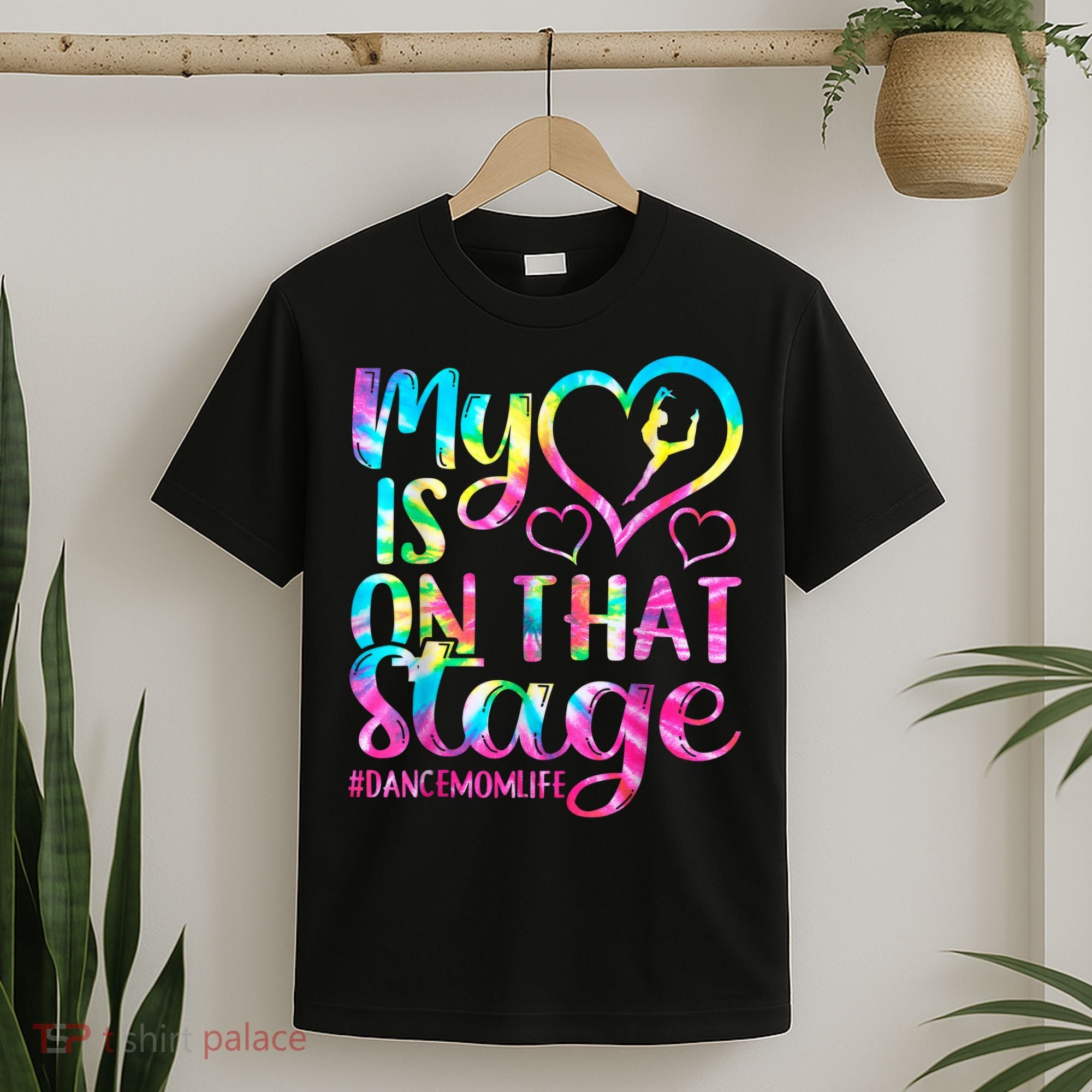 Dance Mom Retro My Heart Is On That Stage Dance Recital  T-Shirt
