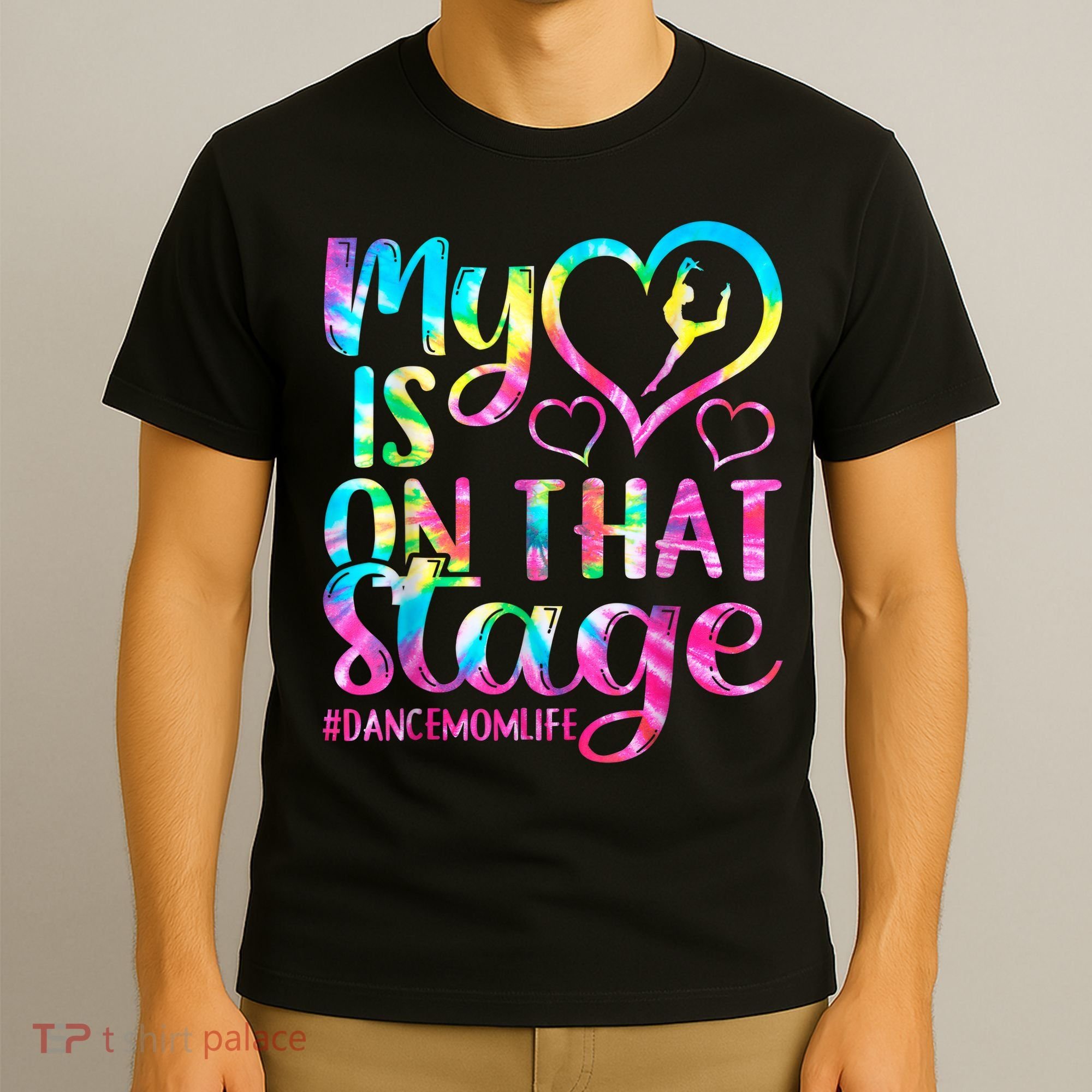 Dance Mom Retro My Heart Is On That Stage Dance Recital  T-Shirt