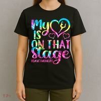 Dance Mom Retro My Heart Is On That Stage Dance Recital  T-Shirt thumb 4