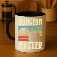 Dungeon Master Retro Coffee Mug thumb 4