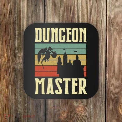 Dungeon Master Retro Coaster