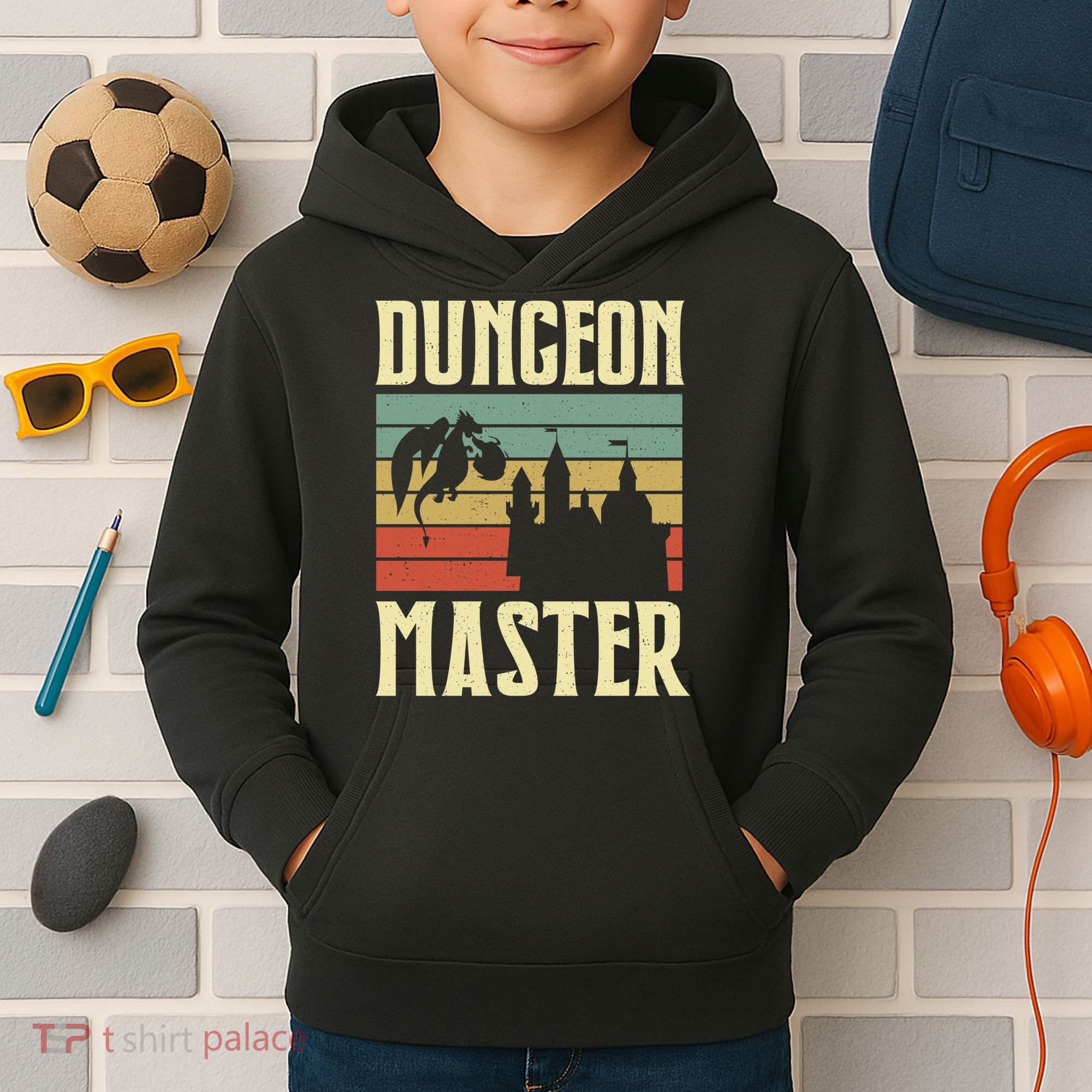 Dungeon Master Retro Kids Hoodie