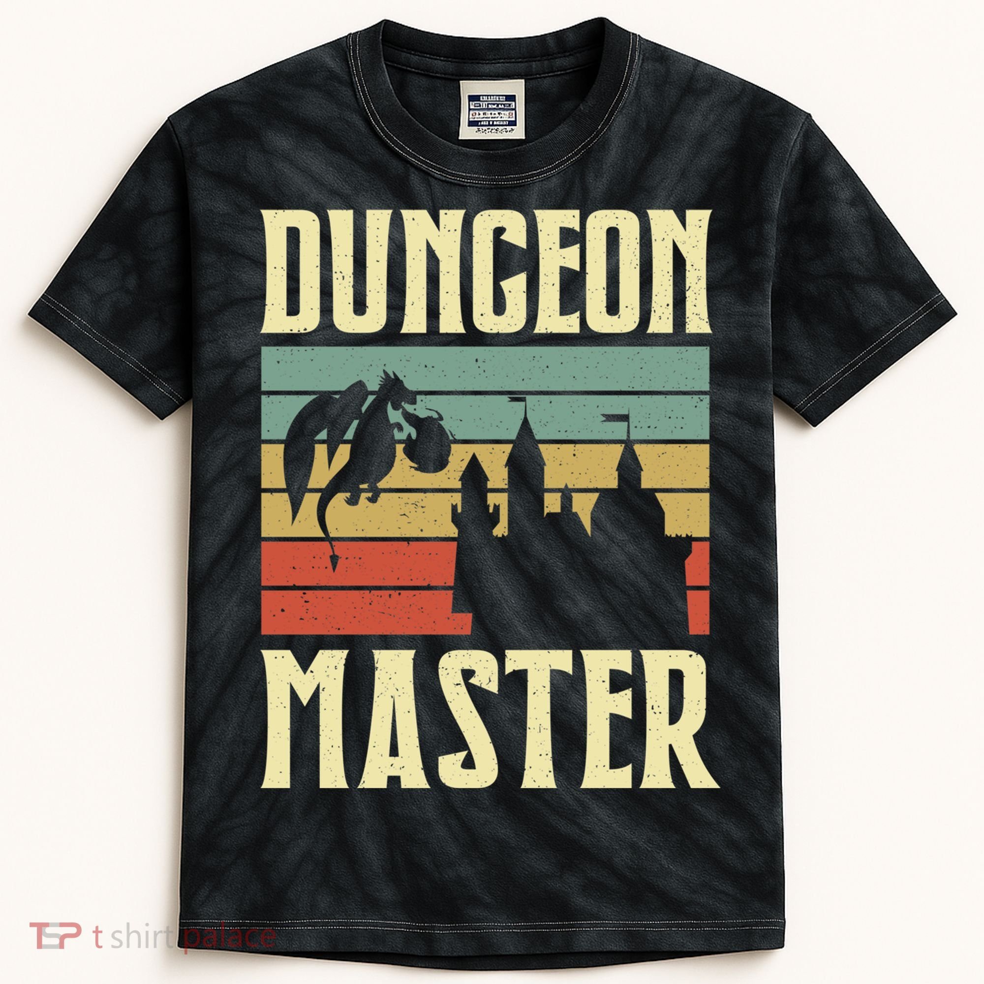 Dungeon Master Retro Kids Tie-Dye T-Shirt