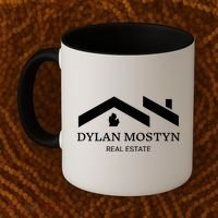 Dylan Mostyn Real Estate Black & White Logo Coffee Mug thumb 2