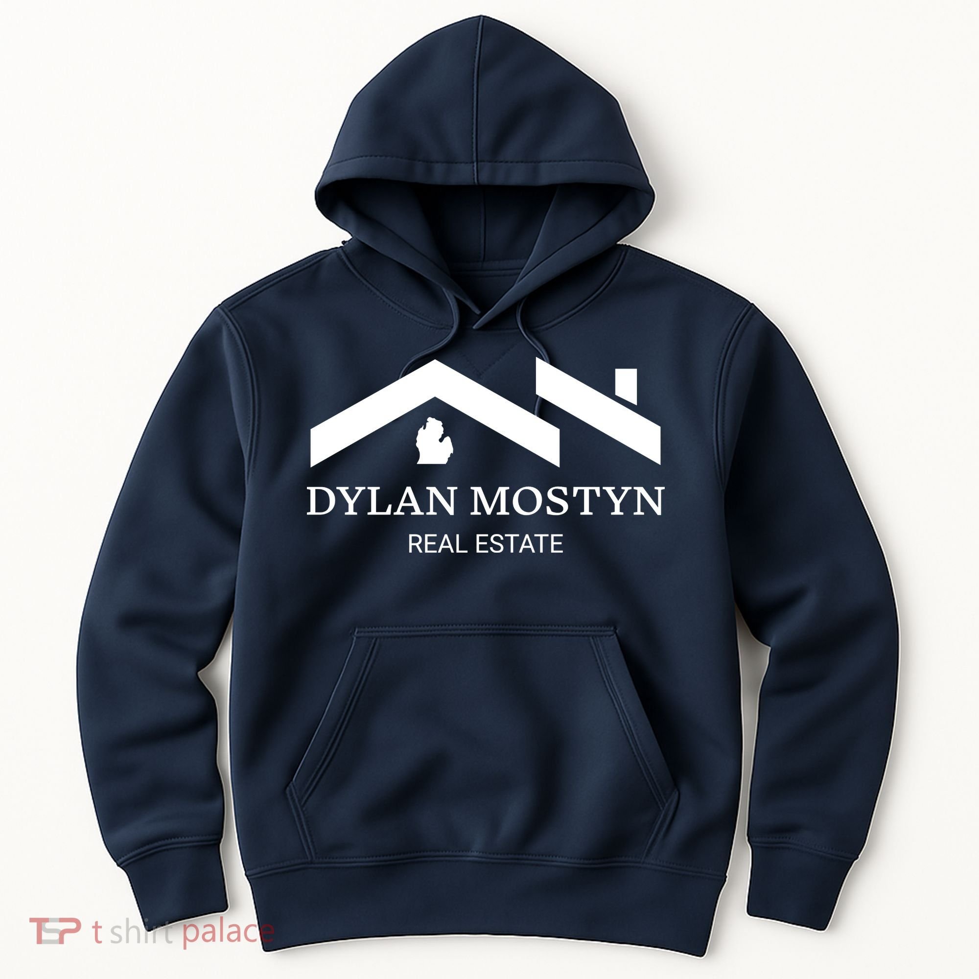 Dylan Mostyn Real Estate Black & White Logo Hoodie
