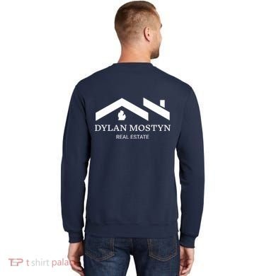 Dylan Mostyn Real Estate Black & White Logo Sweatshirt back