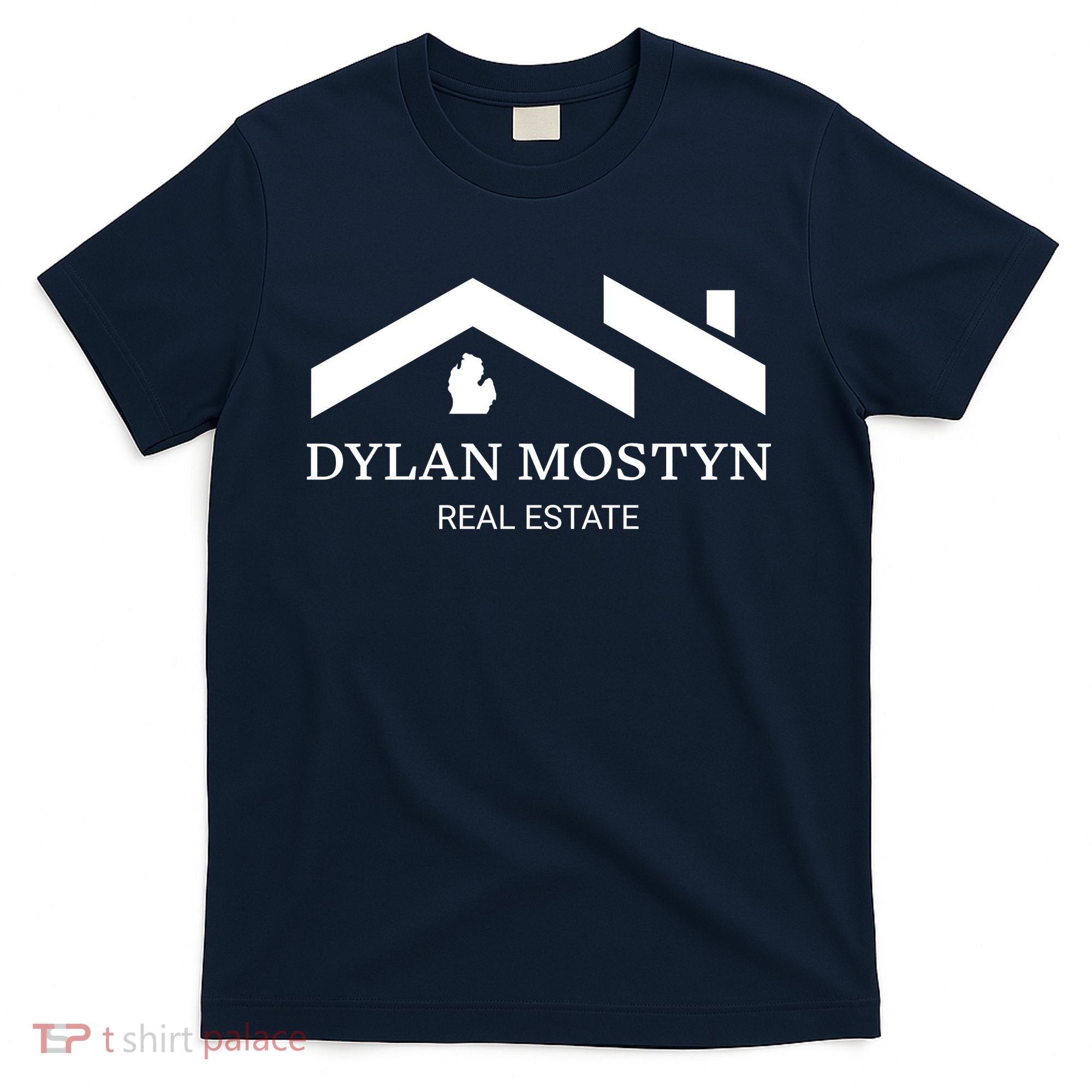 Dylan Mostyn Real Estate Black & White Logo T-Shirt