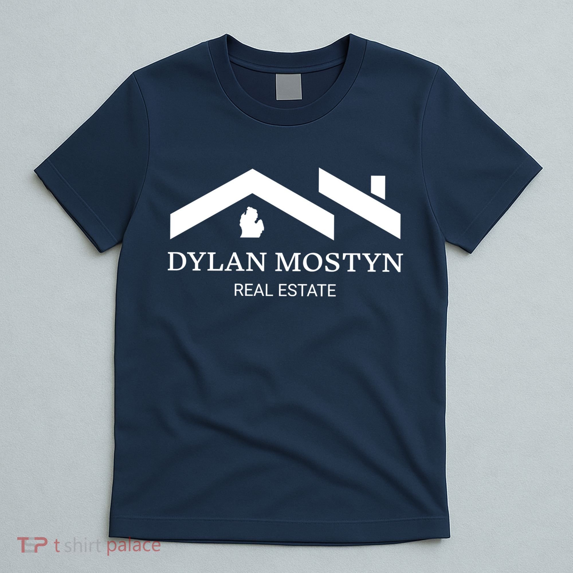 Dylan Mostyn Real Estate Black & White Logo T-Shirt