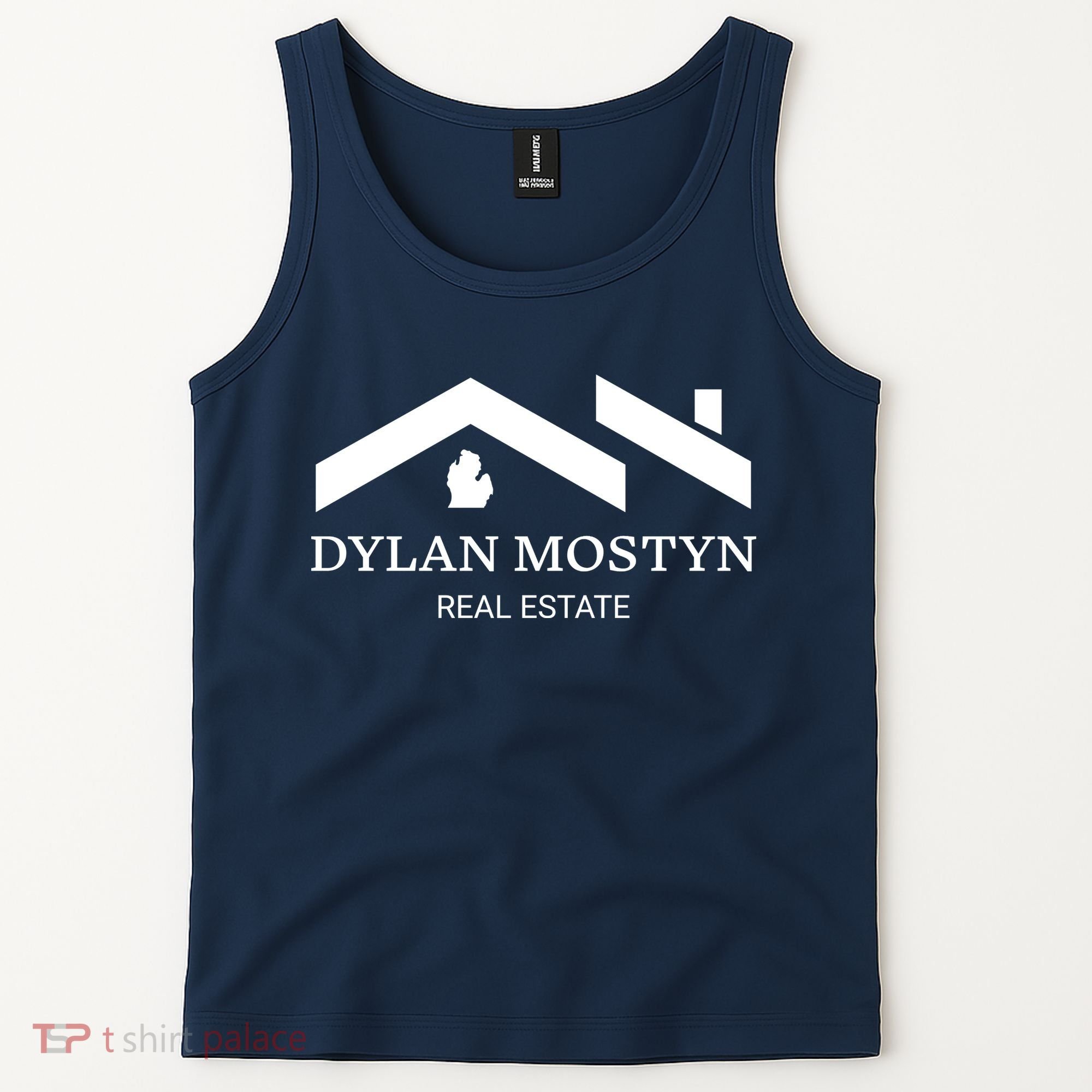 Dylan Mostyn Real Estate Black & White Logo Tank Top