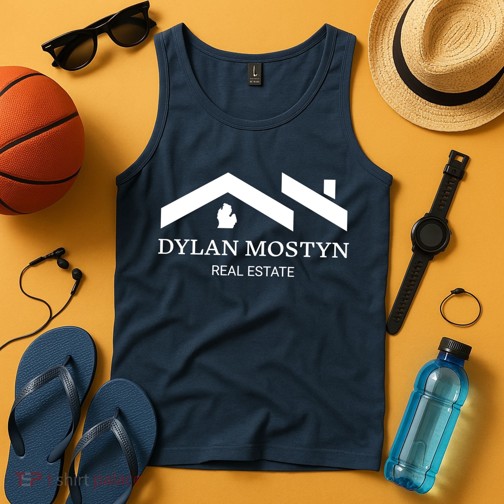 Dylan Mostyn Real Estate Black & White Logo Tank Top
