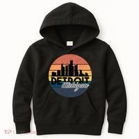 Detroit Michigan Retro Skyline Kids Hoodie thumb 0