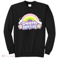 Death Metal Rainbow Halloween Unicorn Rock Concert Sweatshirt thumb 0