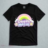 Death Metal Rainbow Halloween Unicorn Rock Concert T-Shirt thumb 5