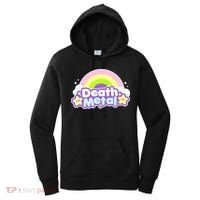 Death Metal Rainbow Halloween Unicorn Rock Concert Women's Hoodie thumb 0