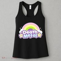Death Metal Rainbow Halloween Unicorn Rock Concert Women's Tank Top thumb 3