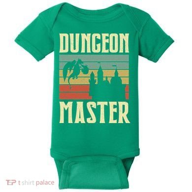 Dungeon Master Retro Baby Bodysuit