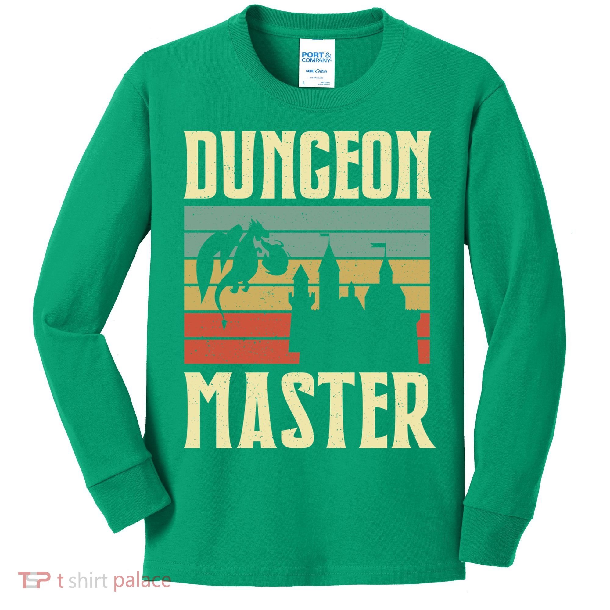 Dungeon Master Retro Kids Long Sleeve Shirt