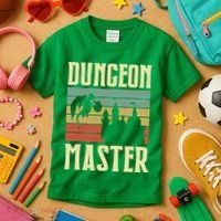 Dungeon Master Retro Kids T-Shirt thumb 3