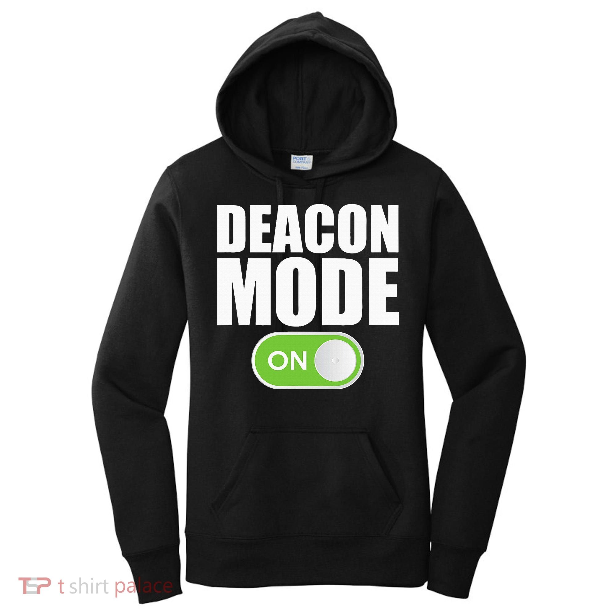 Deacon Mode Religious Christian Minister Catholic Church Women's Hoodie