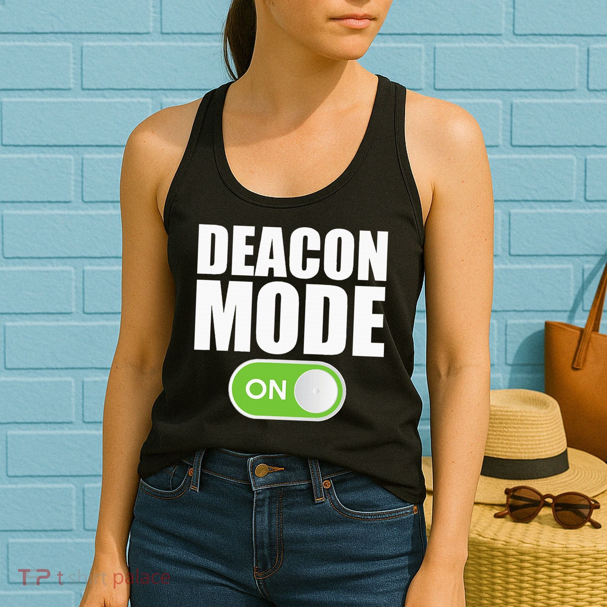 Deacon Mode Religious Christian Minister Catholic Church Women's Tank Top