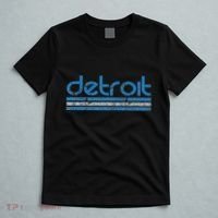 Detroit Michigan Retro Vintage Weathered T-Shirt thumb 5