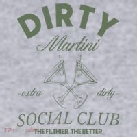 Dirty Martini Social Club Cocktail Bachelorette Women's Sweatshirt thumb 2
