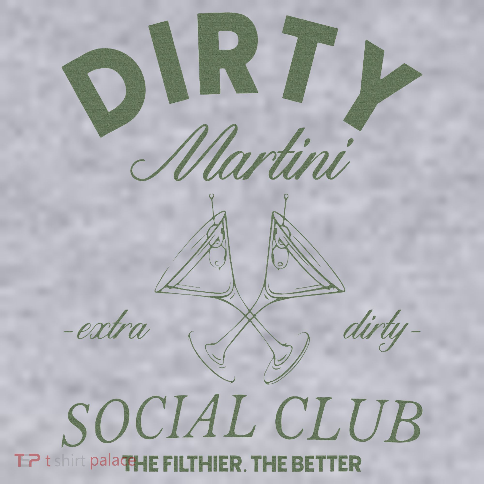 Dirty Martini Social Club Cocktail Bachelorette Women's Sweatshirt