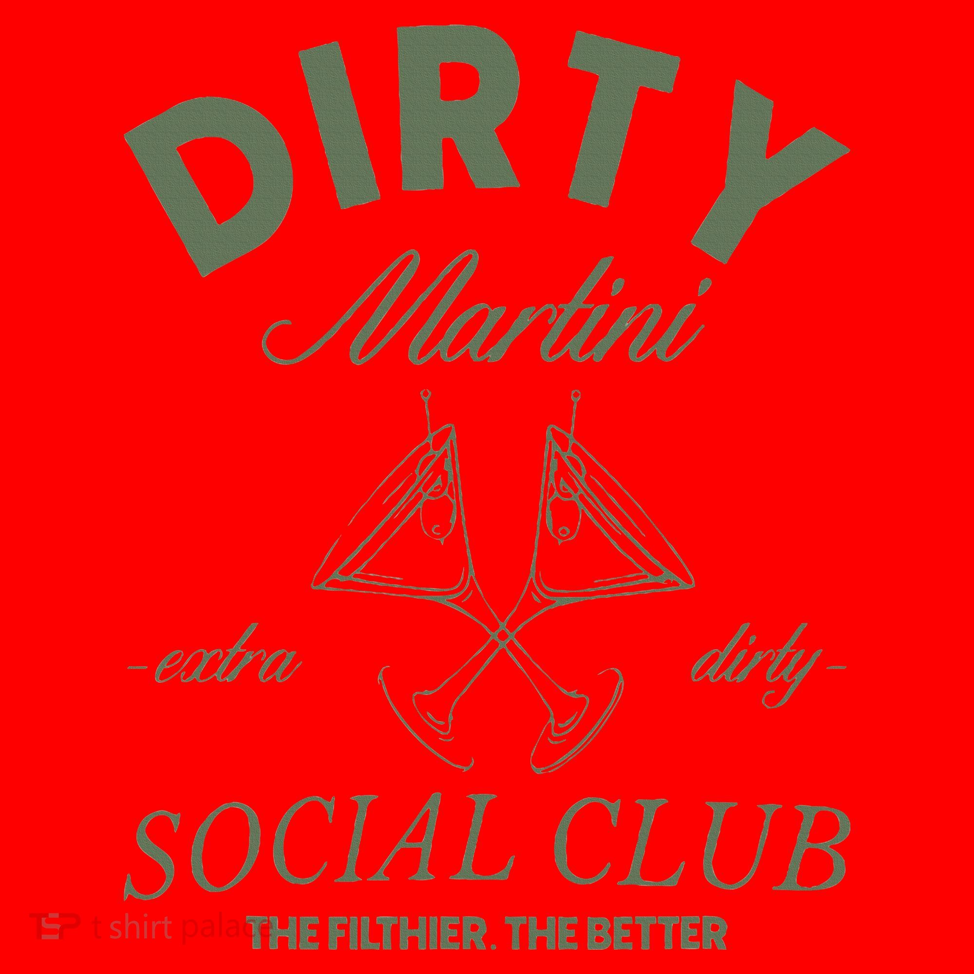Dirty Martini Social Club Cocktail Bachelorette Santa Hat