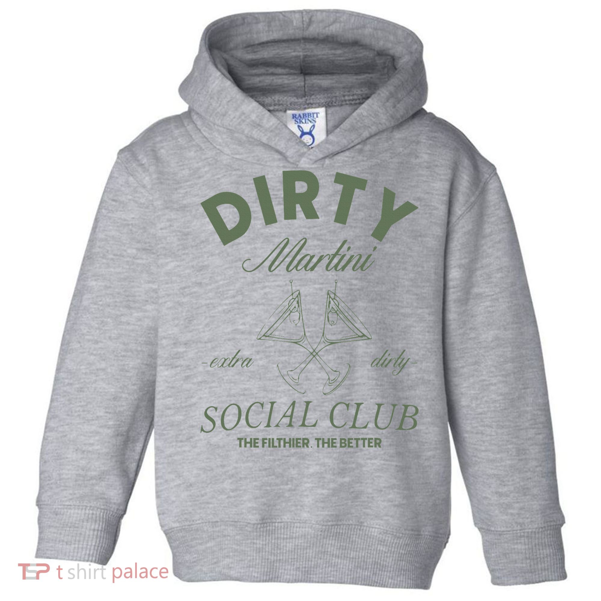 Dirty Martini Social Club Cocktail Bachelorette Toddler Hoodie