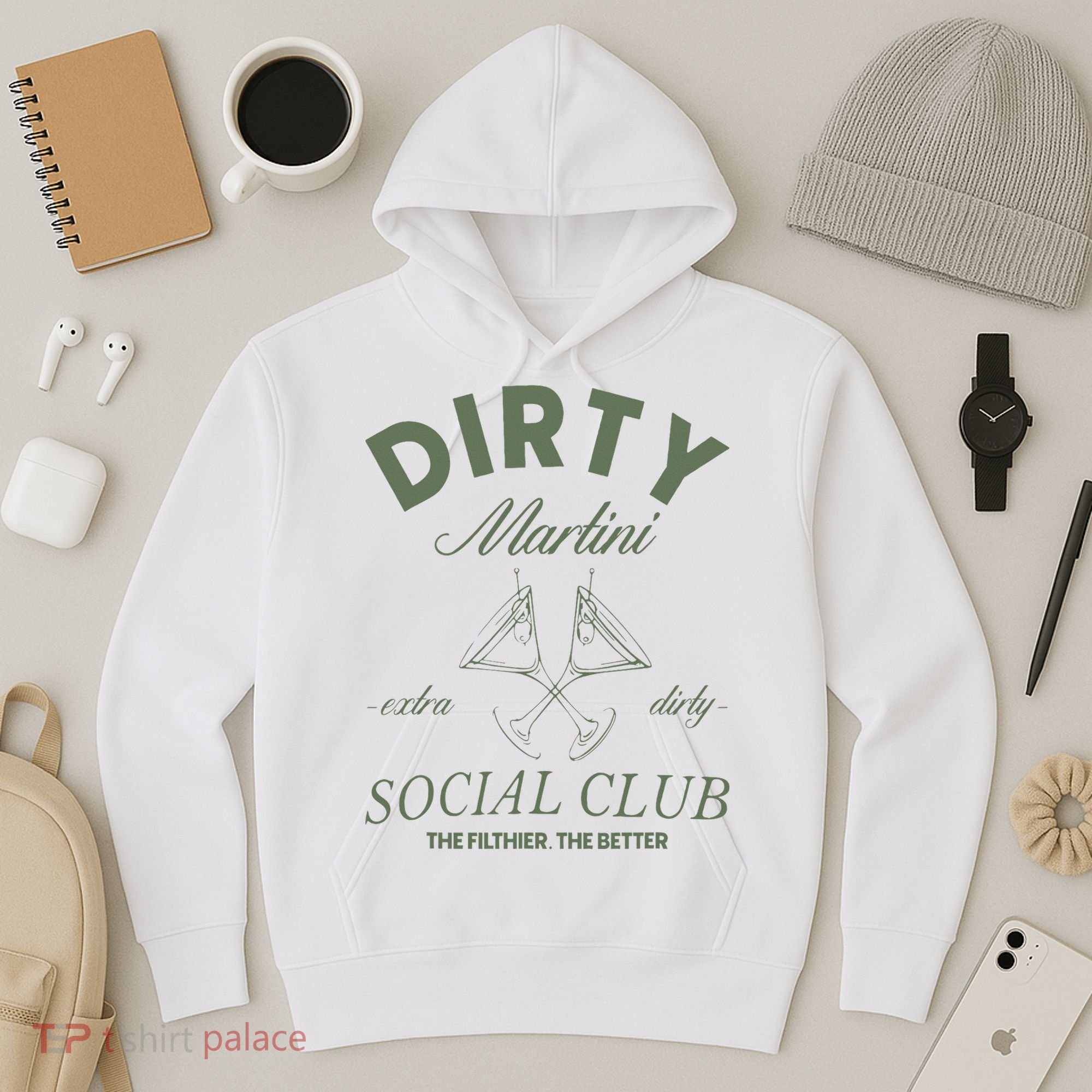 Dirty Martini Social Club Cocktail Bachelorette Hoodie
