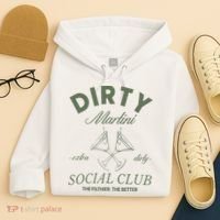 Dirty Martini Social Club Cocktail Bachelorette Hoodie thumb 4